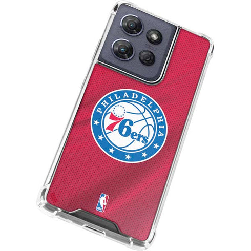 NBA Philadelphia 76ers Jersey Moto G Play 5G (2025) Clear Case